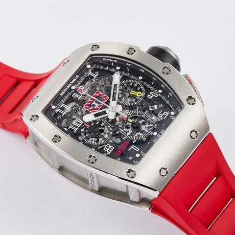 Richard Mille RM 011 RM011 AM WG 40mm White gold Skeletonized