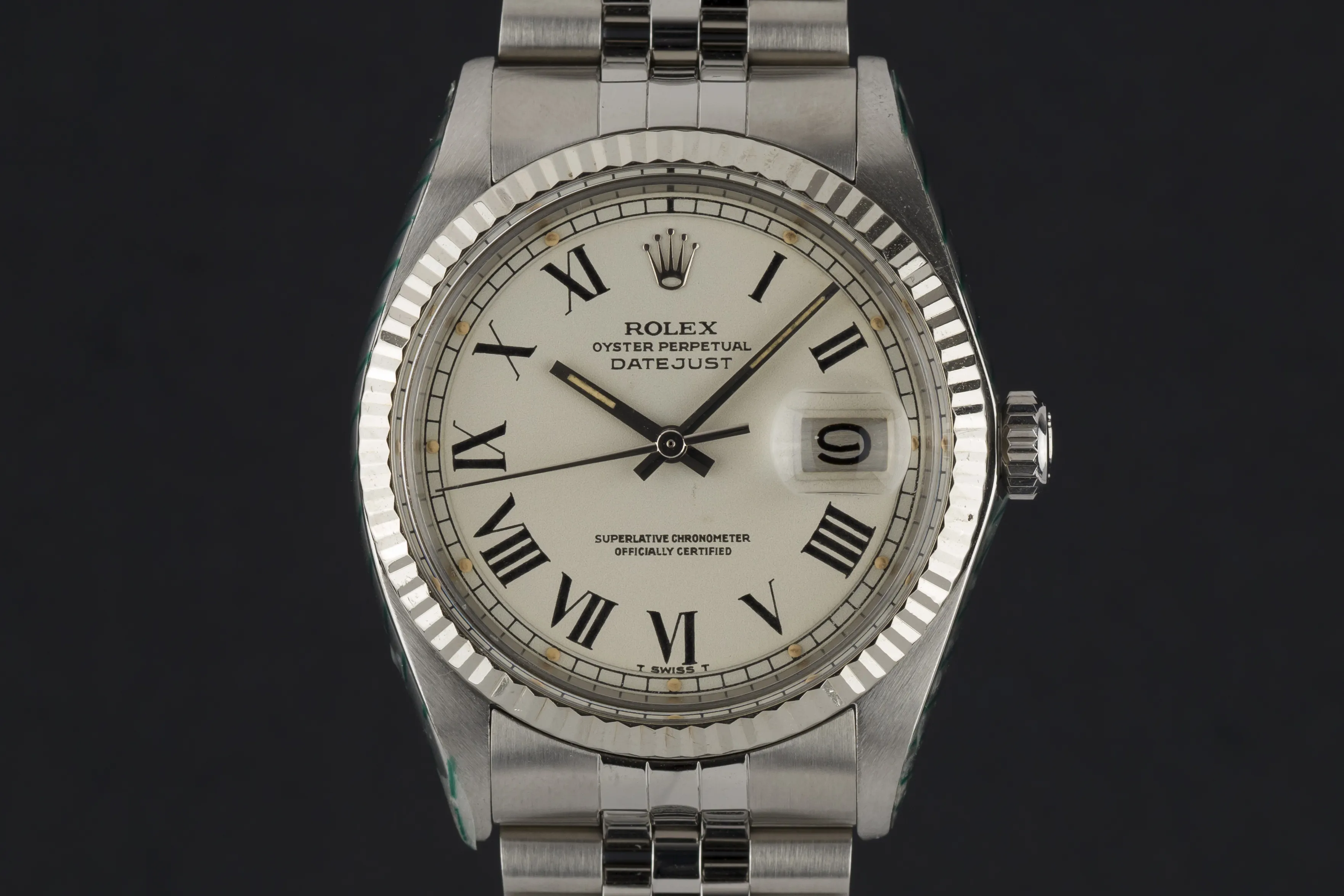 Rolex Datejust 1601 36mm White gold and Stainless steel White