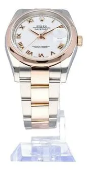 Rolex Datejust 36 116201 36mm Yellow gold and Stainless steel White 1