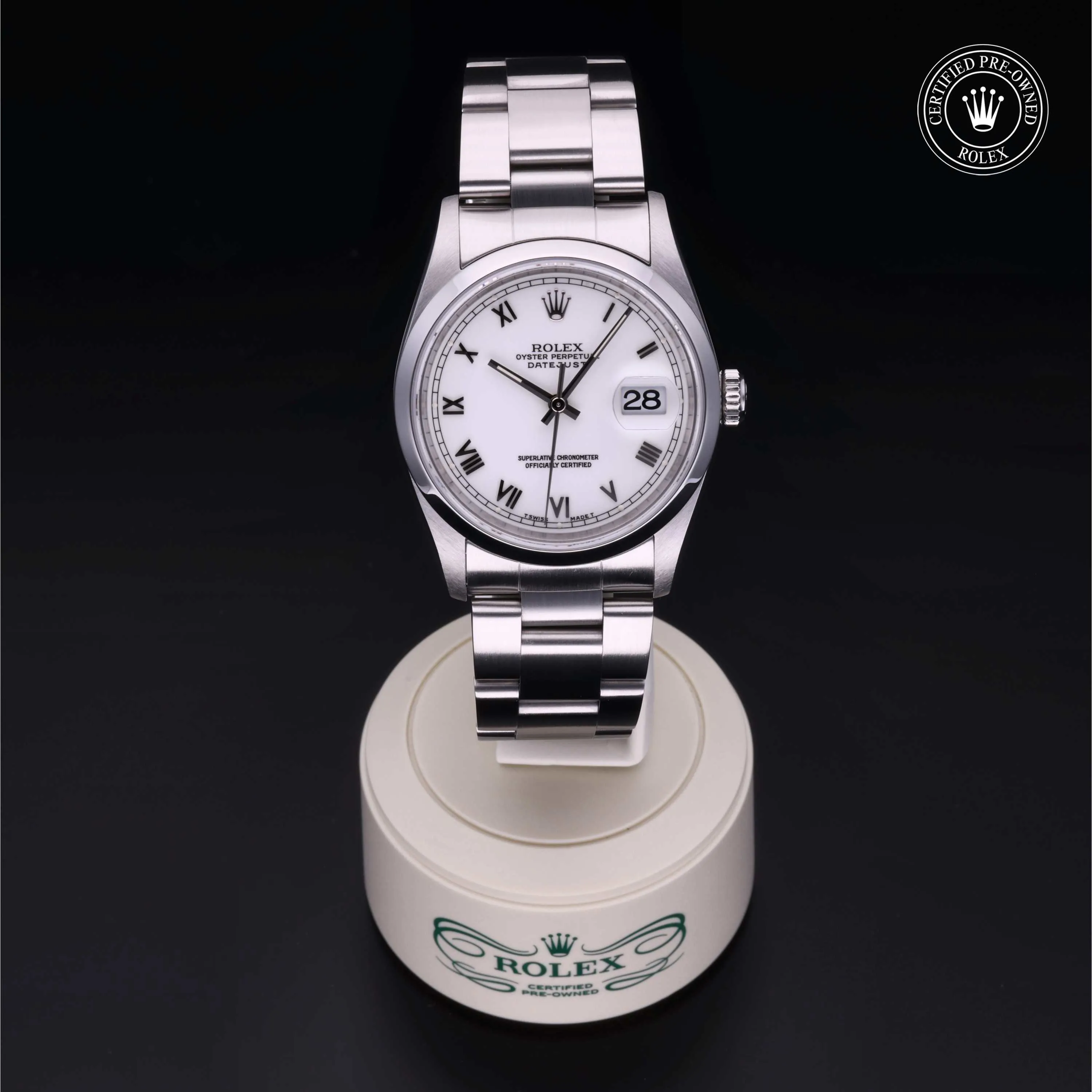 Rolex Datejust 36 16200 36mm Stainless steel White 1