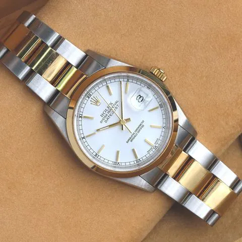 Rolex Datejust 36 16203 36mm Yellow gold and Stainless steel White 1