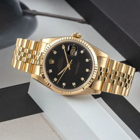 Rolex Datejust 36 16238 36mm Yellow gold Black 1