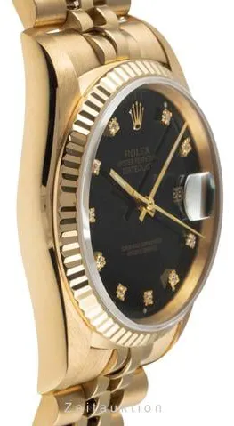 Rolex Datejust 36 16238 36mm Yellow gold Black 4