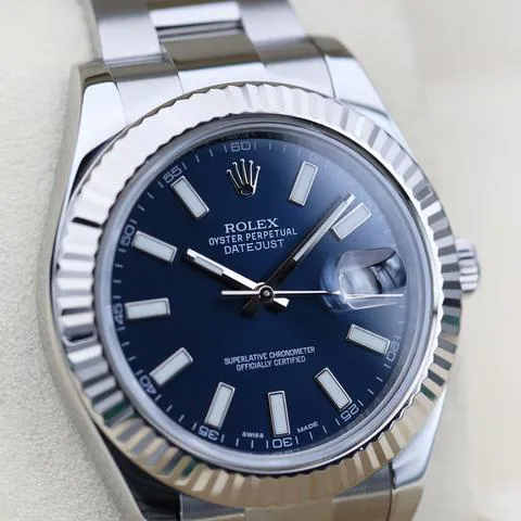 Rolex Datejust II 116334 41mm Stainless steel Blue 1