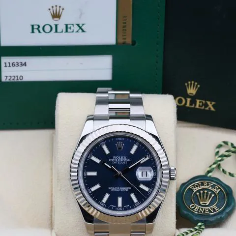 Rolex Datejust II 116334 41mm Stainless steel Blue 2