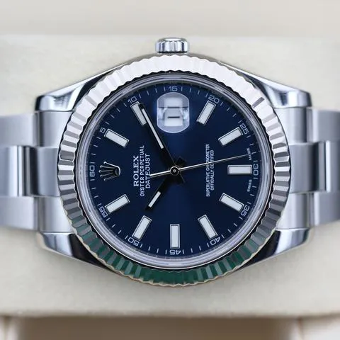 Rolex Datejust II 116334 41mm Stainless steel Blue 4