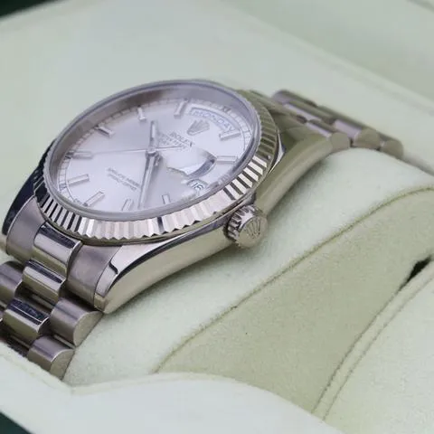 Rolex Day-Date 36 118239 36mm White gold Silver 5