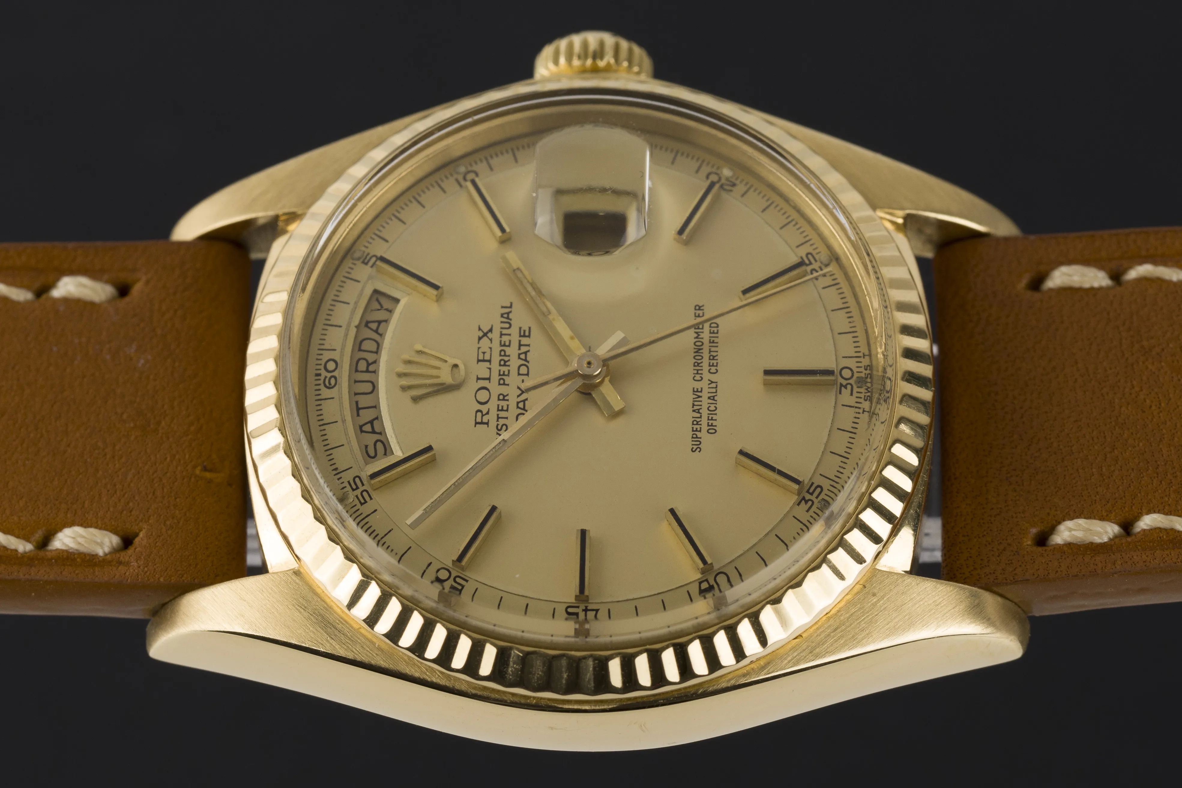 Rolex Day-Date 36 1803 36mm Yellow gold and 18k yellow gold Champagne 3