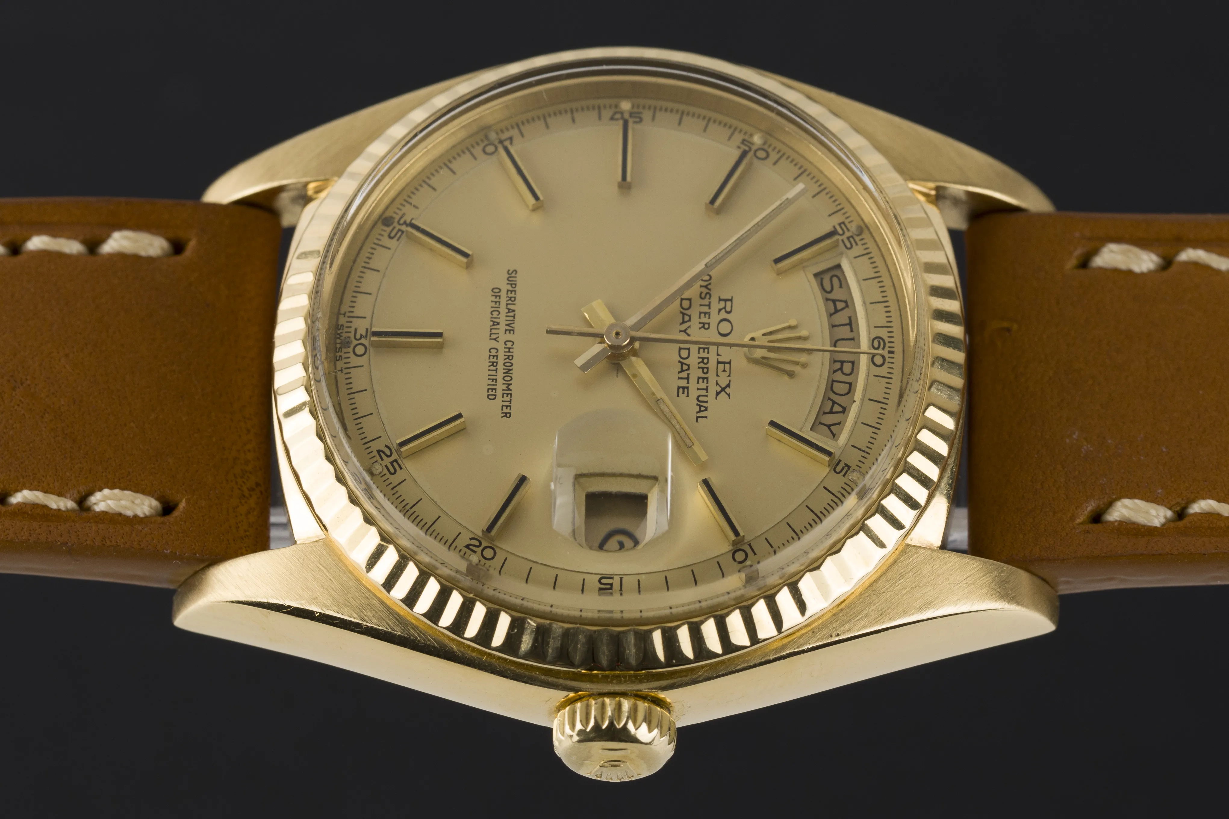 Rolex Day-Date 36 1803 36mm Yellow gold and 18k yellow gold Champagne 4