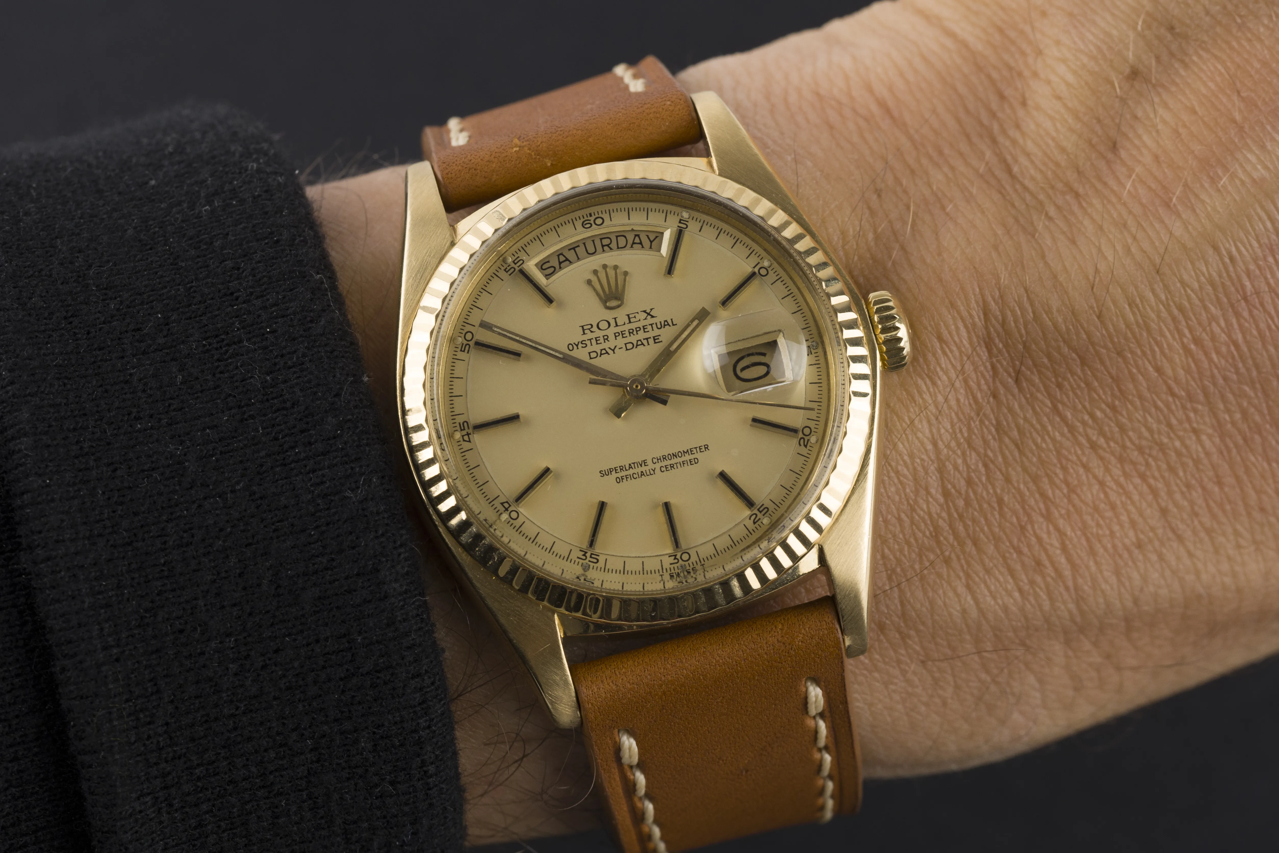 Rolex Day-Date 36 1803 36mm Yellow gold and 18k yellow gold Champagne 9