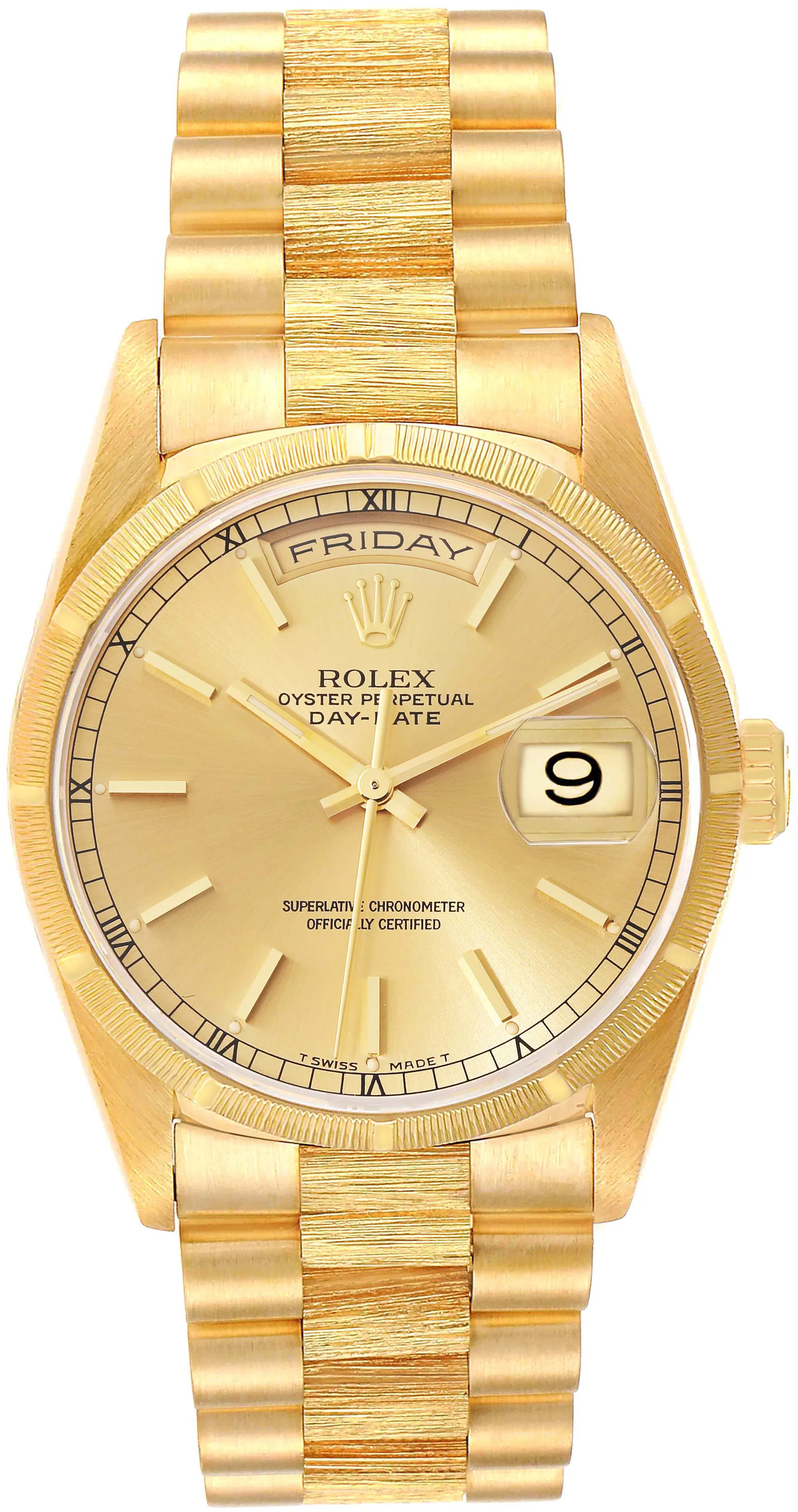 Rolex Day-Date 36 18248 36mm Yellow gold Champagne