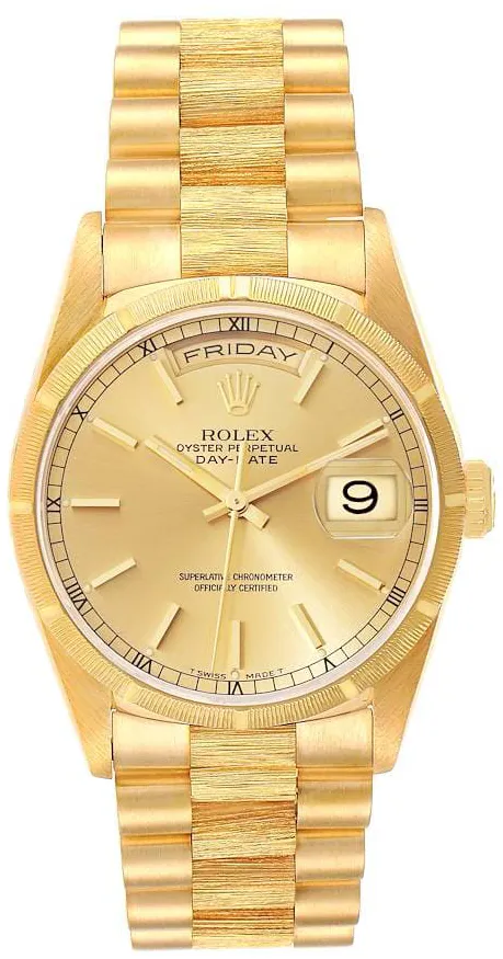 Rolex Day-Date 36 18248 36mm Yellow gold Champagne