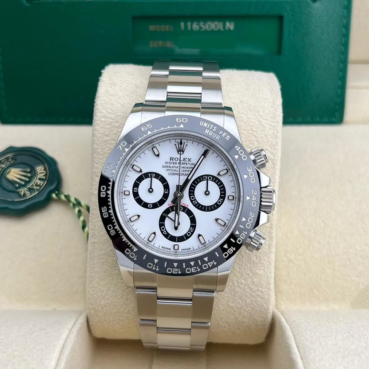 Rolex Daytona 116500LN-0001 40mm Stainless steel White 1