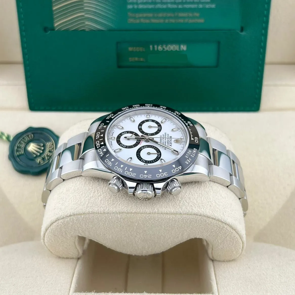 Rolex Daytona 116500LN-0001 40mm Stainless steel White 2