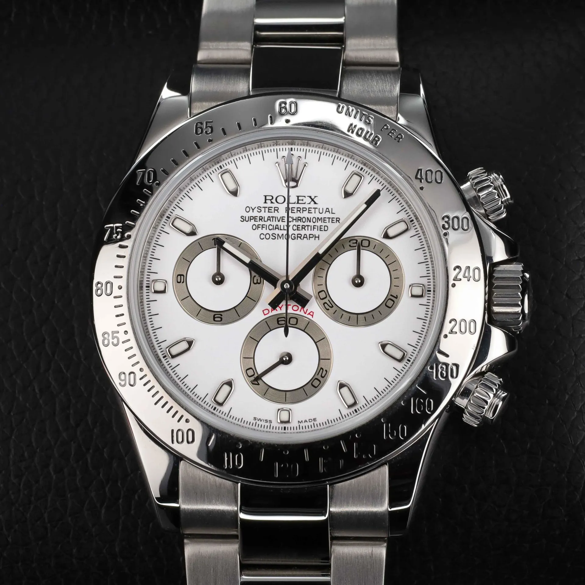 Rolex Daytona 116520-0016 40mm Stainless steel White