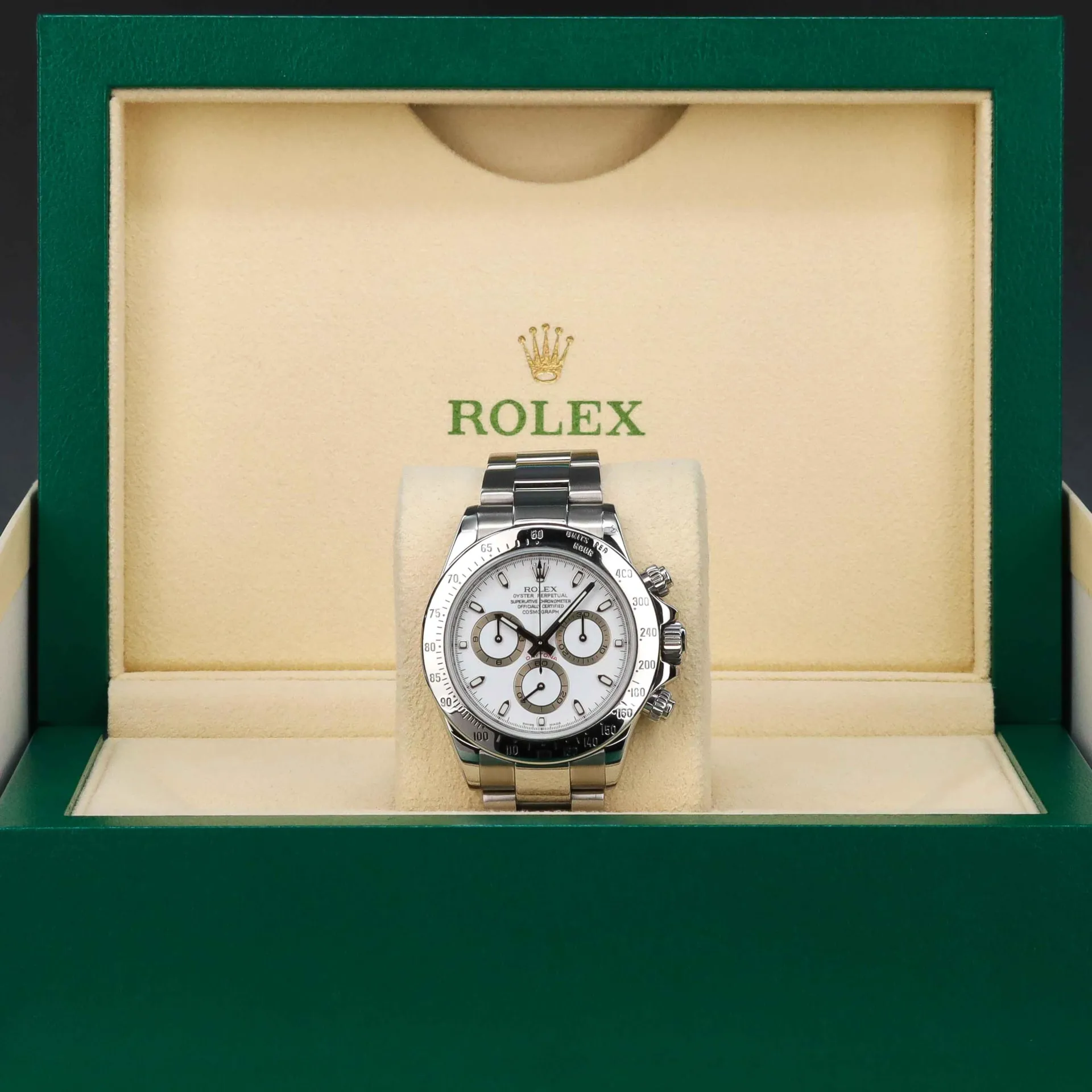 Rolex Daytona 116520-0016 40mm Stainless steel White 7