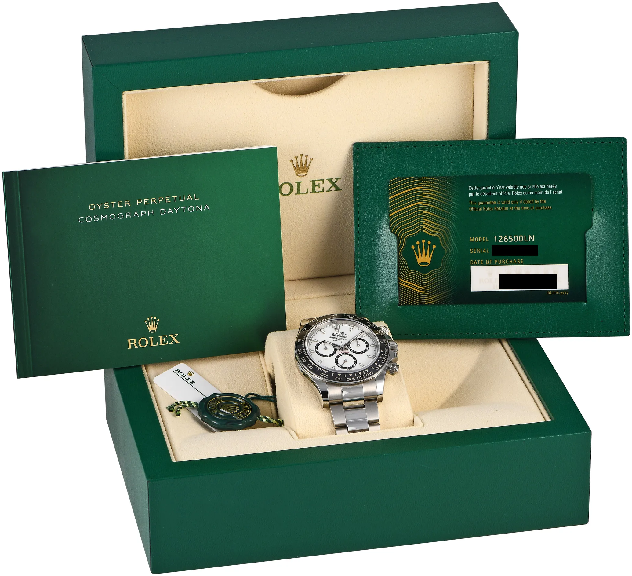 Rolex Daytona 126500LN 40mm Stainless steel White 4