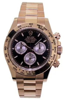 Rolex Daytona 126505 40mm Rose gold Black 1