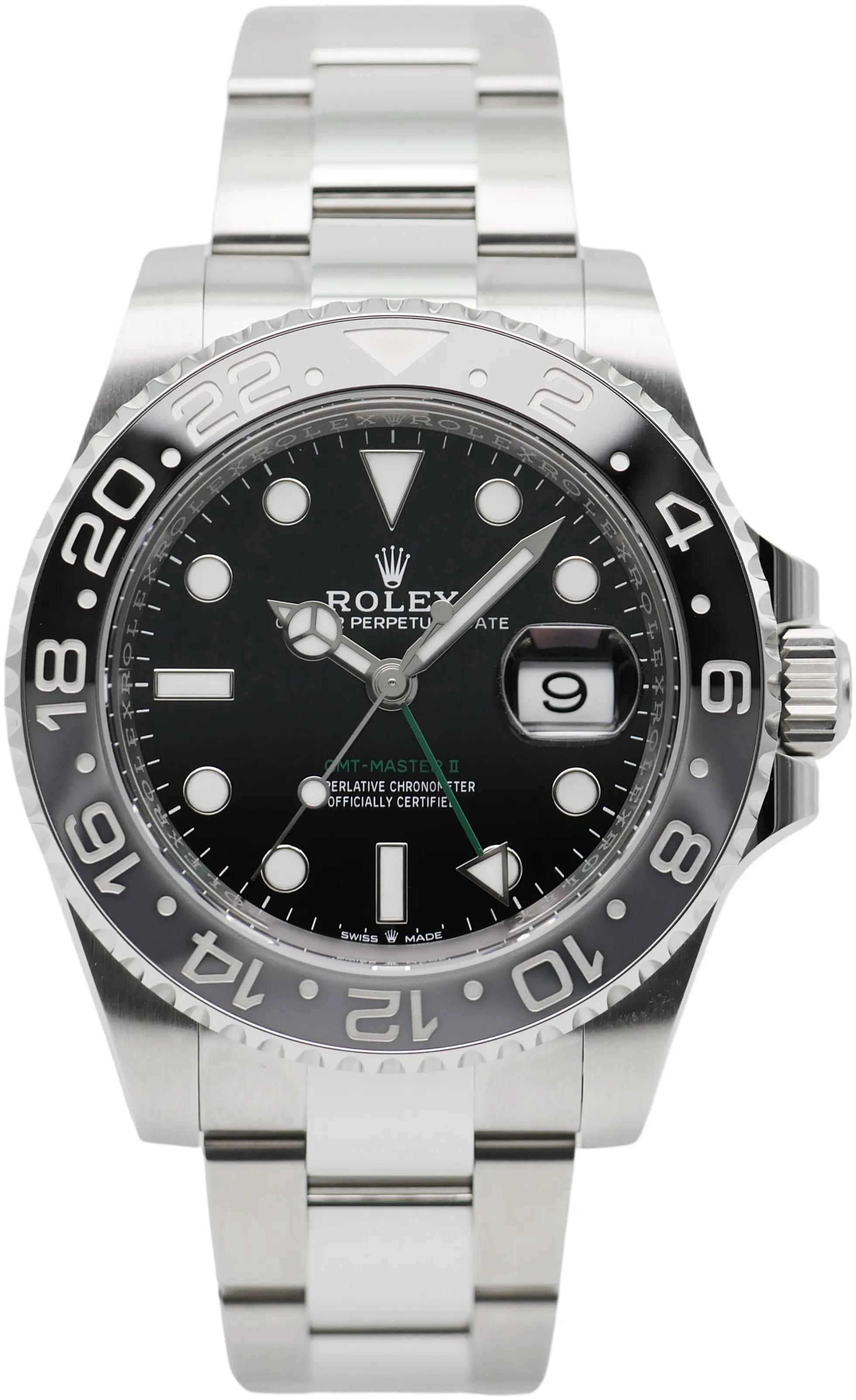 Rolex GMT-Master II 126710GRNR 40mm Stainless steel Black