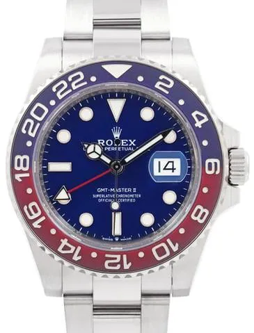 Rolex GMT-Master II 126719BLRO 40mm White gold Blue