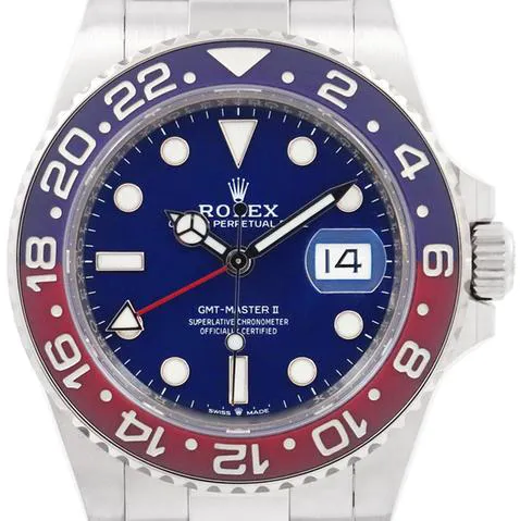 Rolex GMT-Master II 126719BLRO 40mm White gold Blue 1