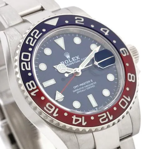 Rolex GMT-Master II 126719BLRO 40mm White gold Blue 4