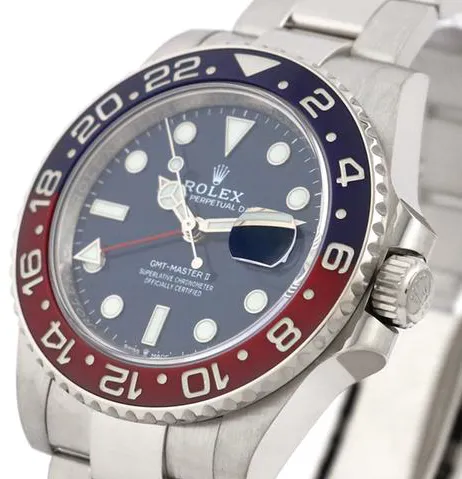 Rolex GMT-Master II 126719BLRO 40mm White gold Blue 5