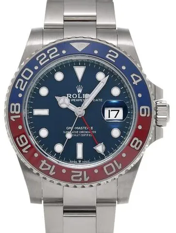 Rolex GMT-Master II 126719BLRO 40mm White gold Blue