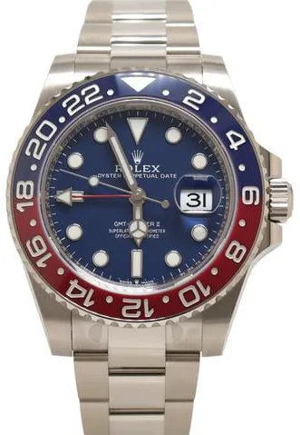 Rolex GMT-Master II 126719BLRO 40mm White gold Blue