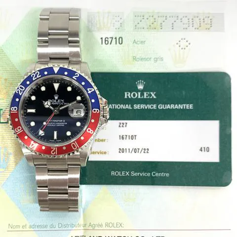 Rolex GMT-Master II 16710 40mm Stainless steel Black