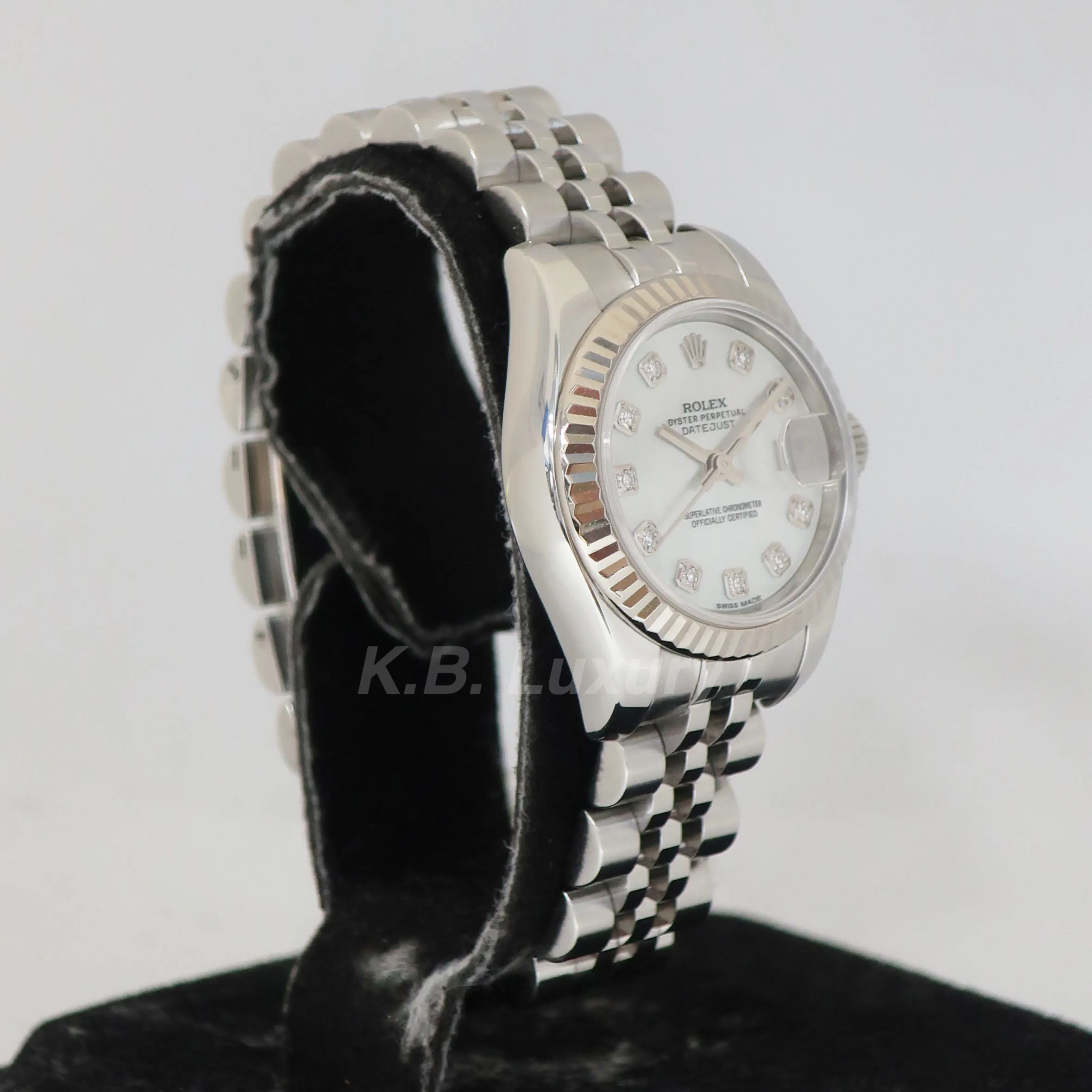 Rolex Lady-Datejust 179174 26mm White gold and Stainless steel and 18k white gold 2