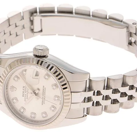 Rolex Lady-Datejust 179174G 26mm Silver 4