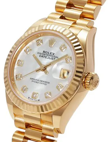 Rolex Lady-Datejust 279178NG 28mm Yellow gold Mother-of-pearl 2