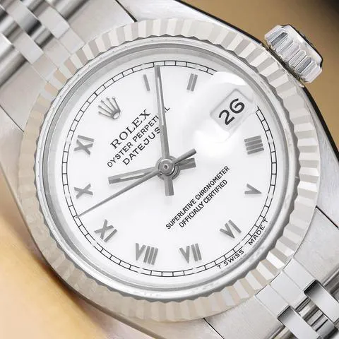 Rolex Lady-Datejust 69174 26mm Stainless steel White