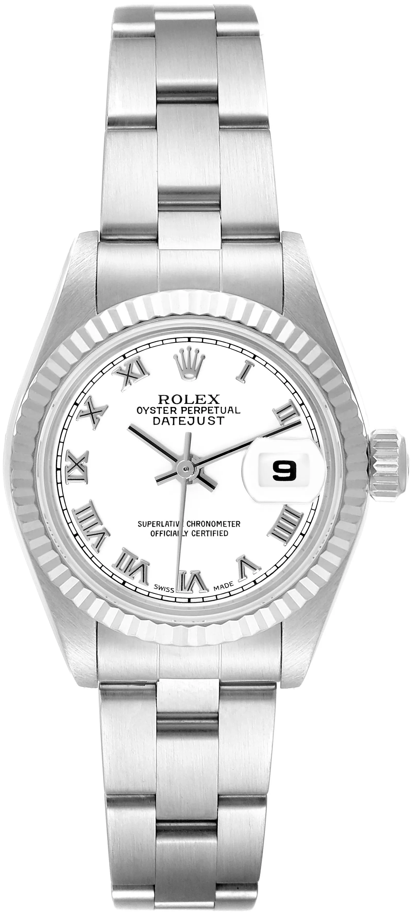 Rolex Lady-Datejust 79174 26mm Stainless steel White