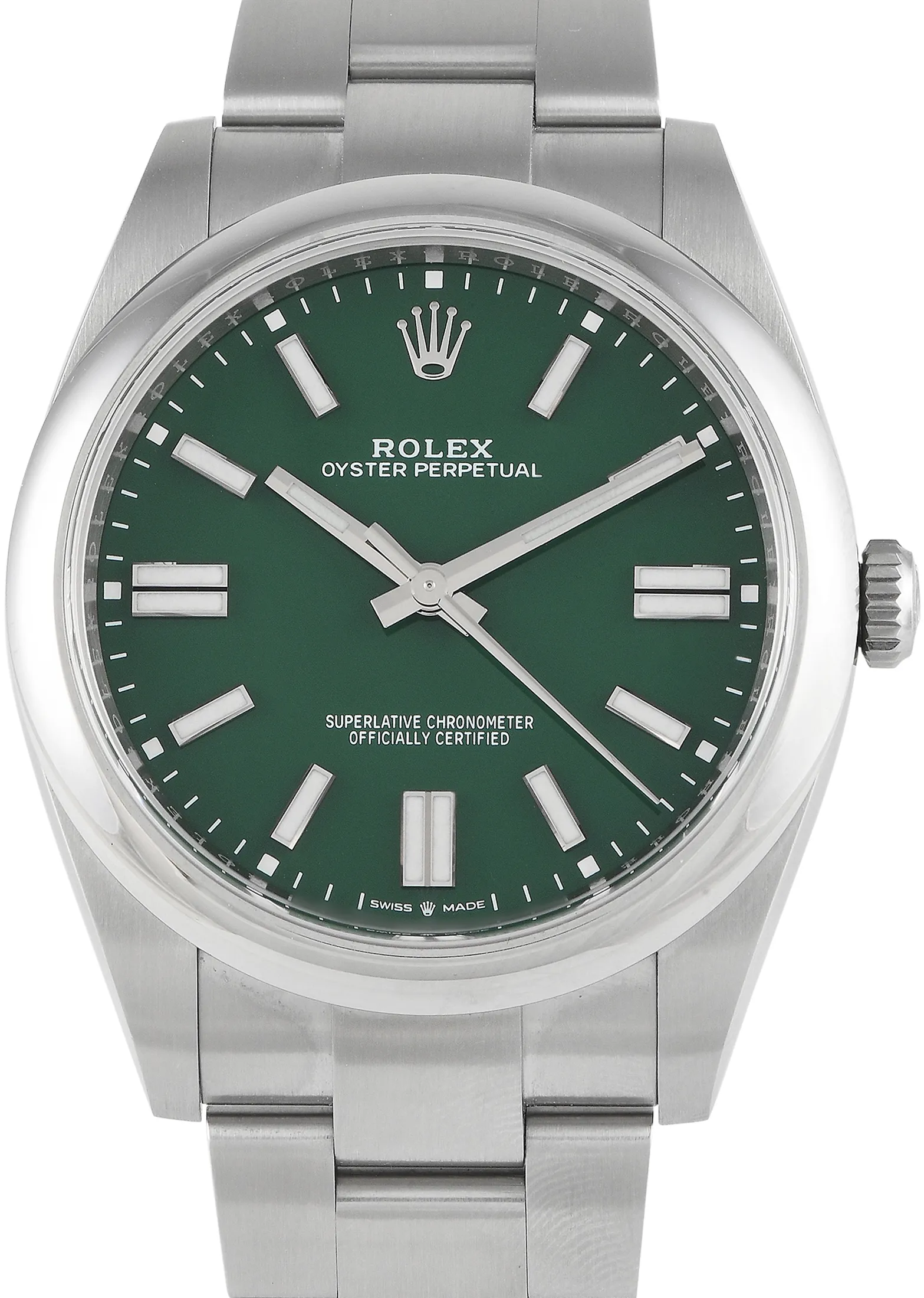 Rolex Oyster Perpetual 41 124300 41mm Stainless steel Green