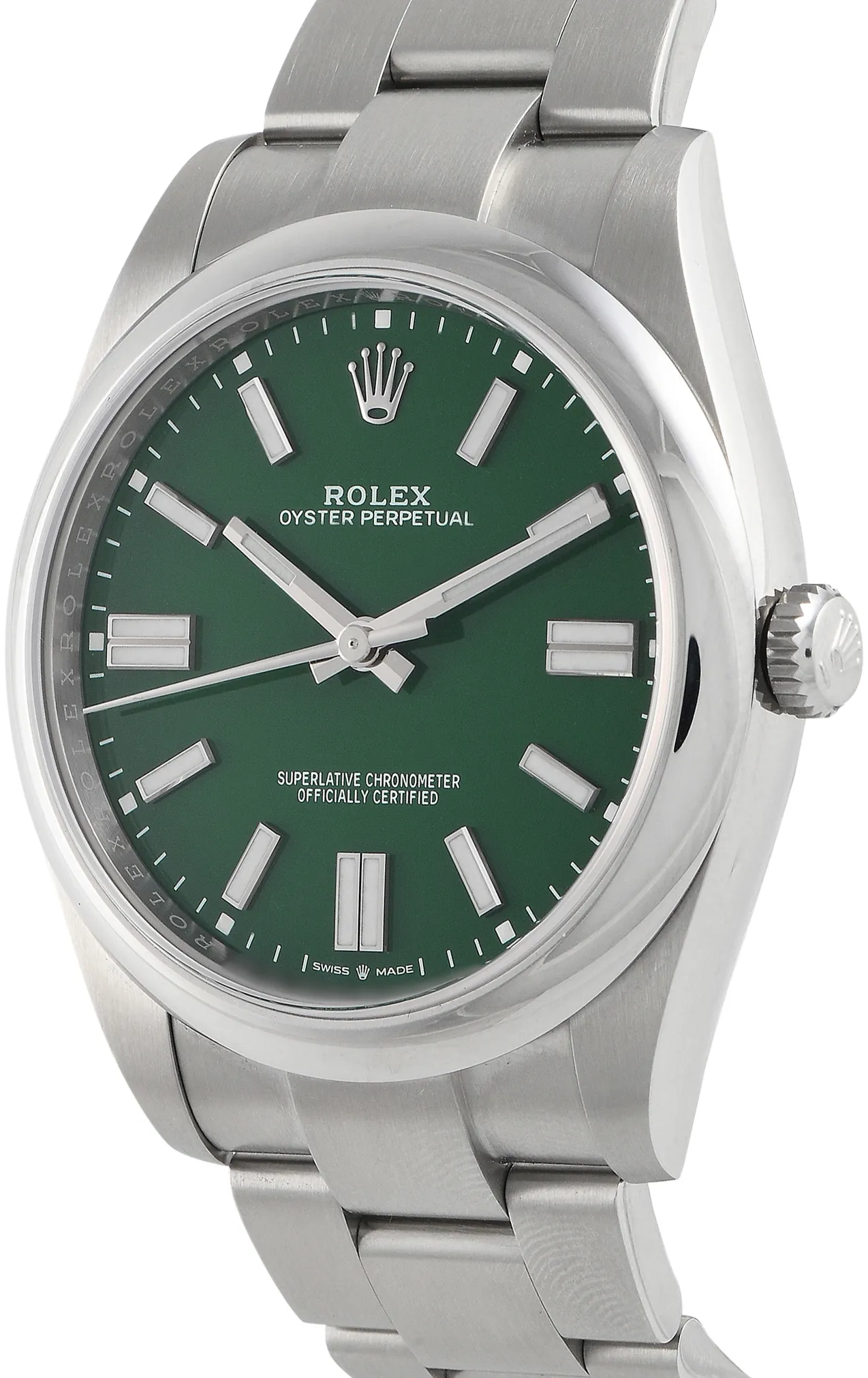 Rolex Oyster Perpetual 41 124300 41mm Stainless steel Green 1