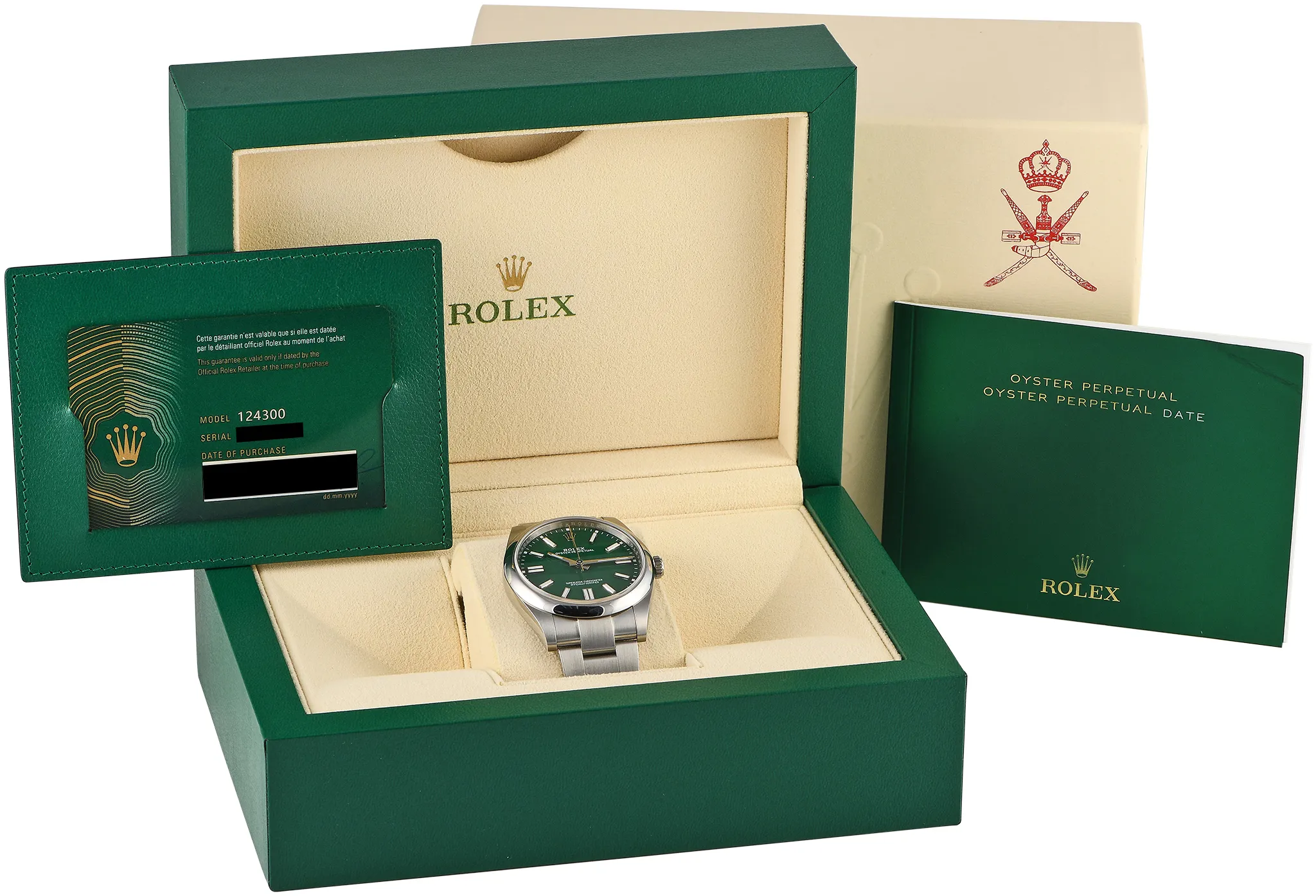 Rolex Oyster Perpetual 41 124300 41mm Stainless steel Green 4