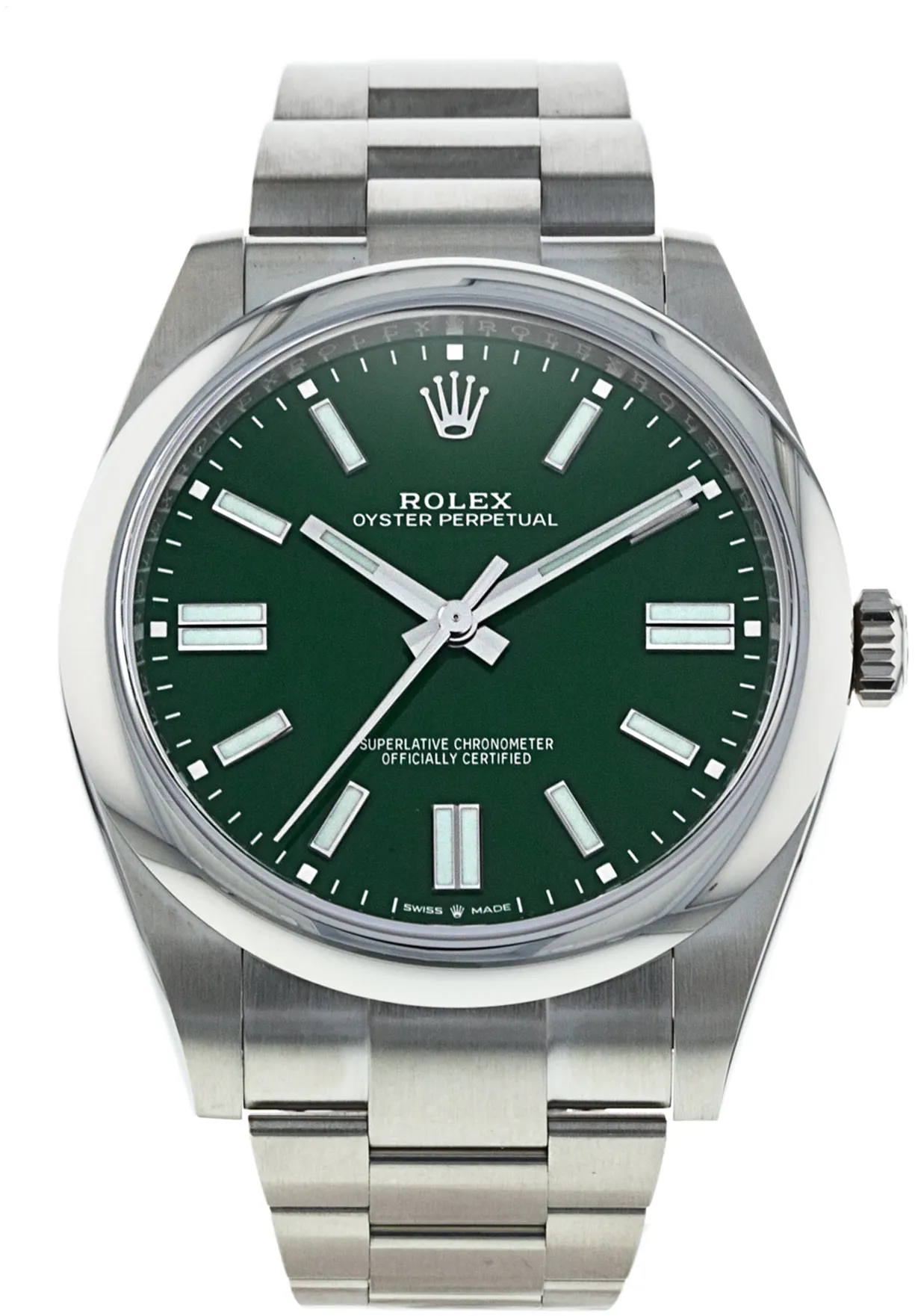 Rolex Oyster Perpetual 41 124300 41mm Stainless steel Green