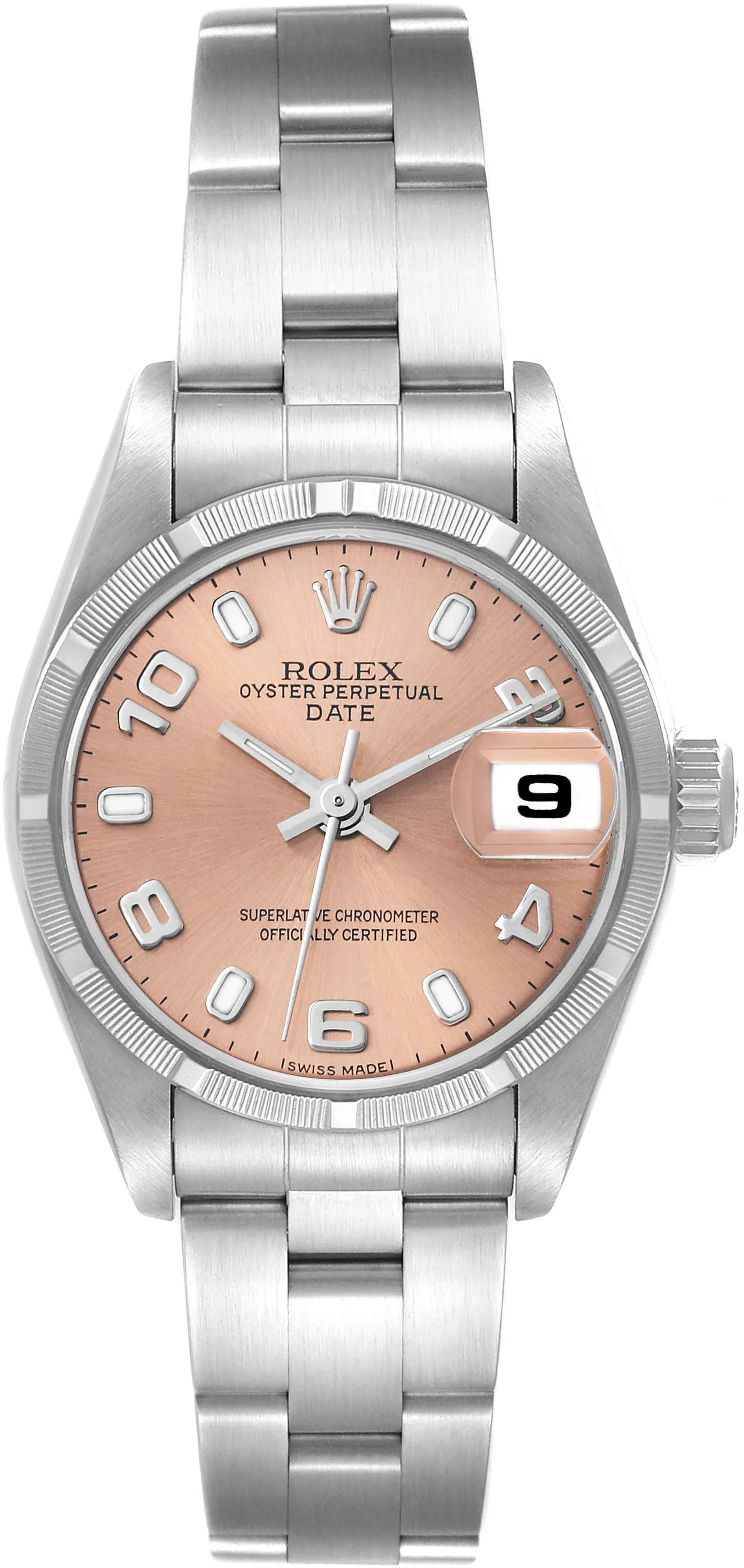 Rolex Oyster Perpetual Date 79190 26mm Stainless steel Salmon