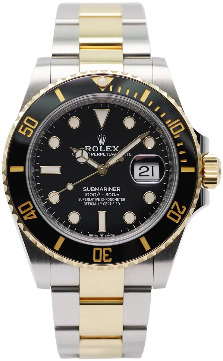 Rolex Submariner 126613LN Yellow gold and Stainless steel Black