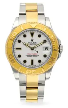 Rolex Yacht-Master 168623 35mm Yellow gold and Stainless steel White