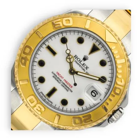 Rolex Yacht-Master 168623 35mm Yellow gold and Stainless steel White 1