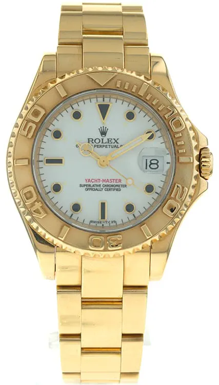 Rolex Yacht-Master 68628 29mm Yellow gold White