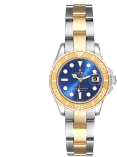 Rolex Yacht-Master 69623 Yellow gold and Stainless steel Blue