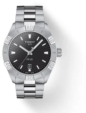 Tissot PR 100 T101.610.11.051.00 42mm Stainless steel Black