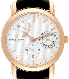 Vacheron Constantin Malte Power Reserve Date Rose Gold Mens Watch 83060/000R Rose gold Silver