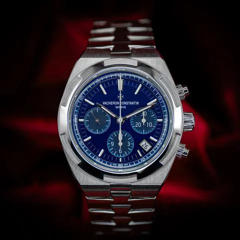 Vacheron Constantin Overseas Chronograph 5500V/110A-B148 42.5mm Stainless steel Blue