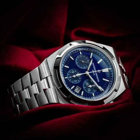 Vacheron Constantin Overseas Chronograph 5500V/110A-B148 42.5mm Stainless steel Blue 1