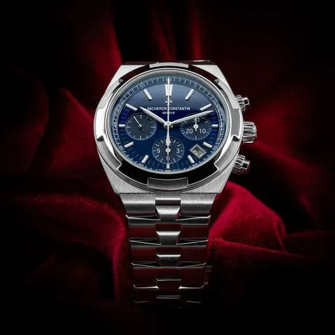 Vacheron Constantin Overseas Chronograph 5500V/110A-B148 42.5mm Stainless steel Blue 2